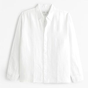 Abercrombie linen button up top